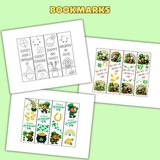 Printable St. Patrick's Day bookmarks that are part of the ultimate St. Patrick's Day printable Activities for kids bundle