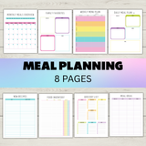 cute printable meal planner pdf, printable grocery list, printable weekly meal planner, printable daily meal plan, printable monthly meal planner, dinner meal planner printable pdf, family meal planning worksheet, budget meal planner printable pdf, printable weekly menu template pdf