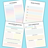 printable teacher lesson planning templates, daily lesson plan printable pdf, teacher planner printable pdf