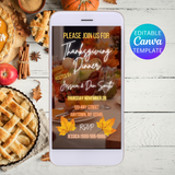 Thanksgiving Video Invitation Template