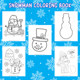 The best snowman coloring pages printable pdf