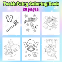 printable tooth fairy coloring sheets