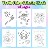 printable tooth fairy coloring sheets