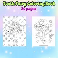 printable tooth fairy pictures to color