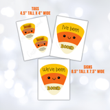 We've been booed printables candy corn