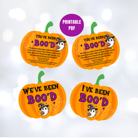 You've been boo'd printables