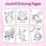 printable axolotl coloring pages pdf