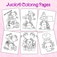 printable axolotl coloring sheets for kids pdf