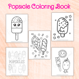 printable popsicle coloring pages for kids, summer coloring pages, easy coloring pages preschool summer