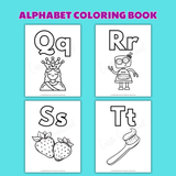 printable abc coloring book for kids pdf, uppercase and lowercase letters coloring pages kindergarten, alphabet coloring sheets preschool, letter q coloring page, letter r coloring page, letter s coloring page, letter t coloring page