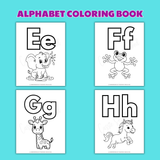 printable abc coloring pages preschool, printable alphabet coloring book pdf, letter e coloring page, letter f coloring page, letter g coloring page, letter h coloring page toddler