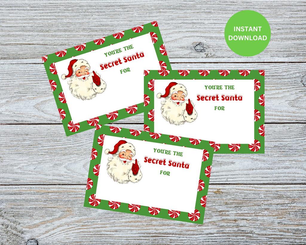 Printable Secret Santa Sign Up Templates Cassie Smallwood