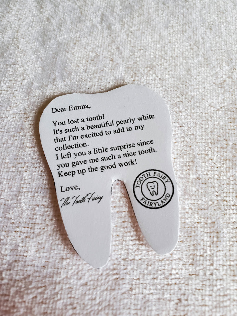 Tiny Editable And Customizable Tooth Fairy Letter Printable Template ...