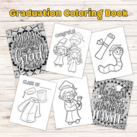 printable graduation coloring sheets, cute graduation coloring pages for kids