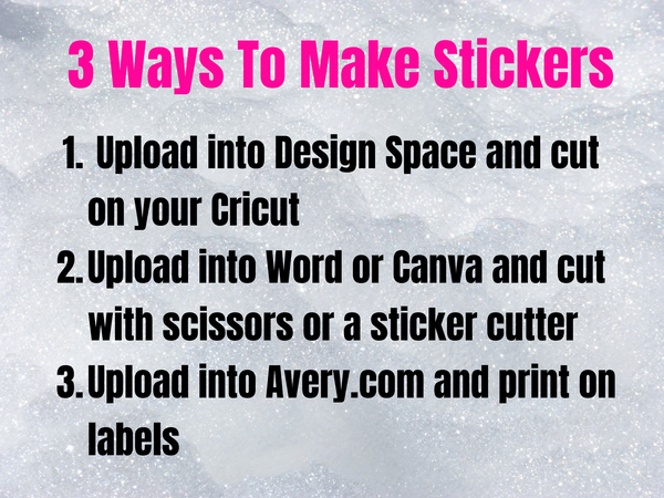 Supplies for Sticker Making With Cricut: What to Buy
