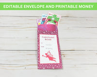 editable tooth fairy envelope and play money printable pdf