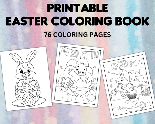Printable Easter Coloring Book (76 Easter Coloring Pages) – Cassie Smallwood printable-easter-coloring-book-76-easter-coloring-pages-cassie-smallwood