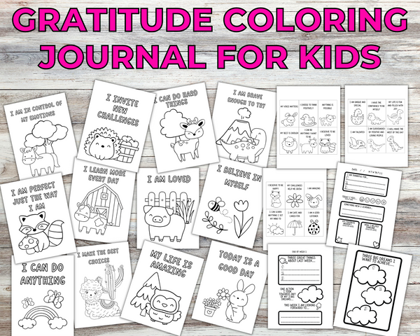 Kids Journal Pages Printable PDF