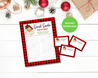 printable secret santa sign up sheet and drawing cards