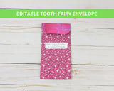 Printable Tooth Fairy Letter, Money and Envelope Set