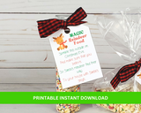 Magical Reindeer Food Tags With Poem Instant Download