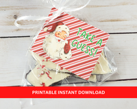 secret santa printable tags for coworkers or family