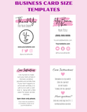 printable business card templates with logo, printable care instruction cards templates for handmade business, printable small business thank you cards templates