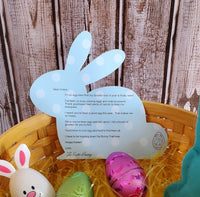 Editable Easter bunny letter for kids