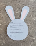 editable Easter Bunny letter template
