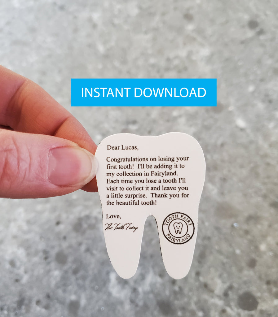 Tiny Editable First Tooth Fairy Letter Printable – Cassie Smallwood