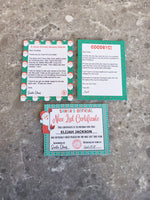 Tiny elf letter kit for Christmas letter from Santa editable