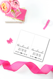 Printable Handmade Just For You Cards, Product Packaging Ideas For Etsy Sellers, Handmade Business Cards For Packages