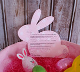 EDITABLE EASTER BUNNY NOTE