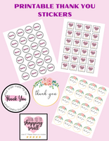 small business thank you stickers, your purchase made my day stickers, thank you for shopping small stickers