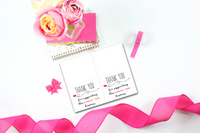 Printable thank you card for business run by moms, product packaging ideas for mama-run business