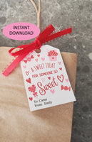 Editable Printable Happy Valentines Day tags 