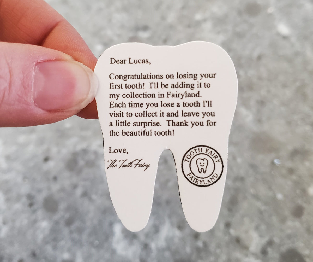 Tiny Editable First Tooth Fairy Letter Printable – Cassie Smallwood