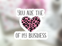 Customer appreciation stickers, best customer stickers printable png Cricut stickers for small businesses, happy mail stickers leopard print pink