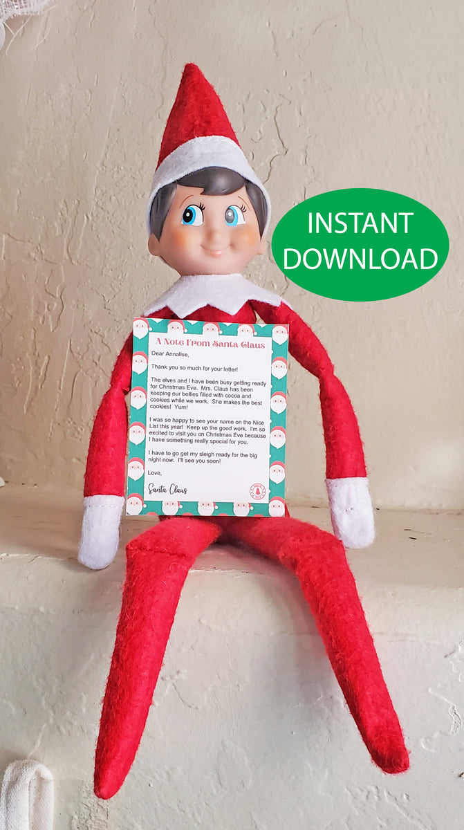 Typeable letter from santa