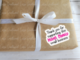 Mama run business thank you stickers, mama owned business packaging supplies, small business printables, cute Etsy packaging ideas