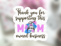 Thank you for supporting this mom owned business stickers printable png for Cricut, Avery labels and cutting by hand, Etsy stickers, pretty product packaging ideas