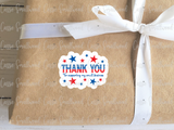 American flag stickers small business thank you, product packaging, 4th of July thank you stickers business, America stickers, made in usa stickers